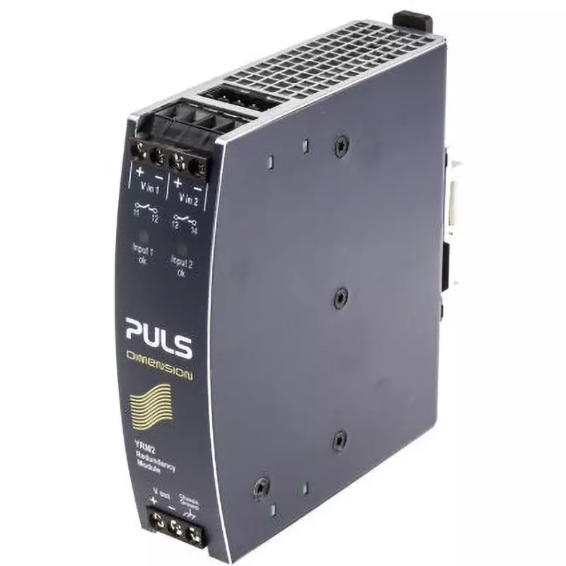 PULS Power Supply 20 Amp Output Current Range 20 A Output Current 2x10 Input Current, YRM2.DIODE