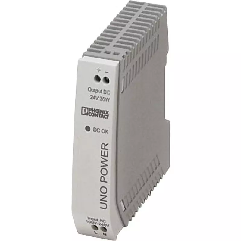 Phoenix Contact Switching Power Supply AC100 to 240 Rated Input Voltage (V) 5 Rated Output Current, UNO-PS/1AC/ 5DC/25W