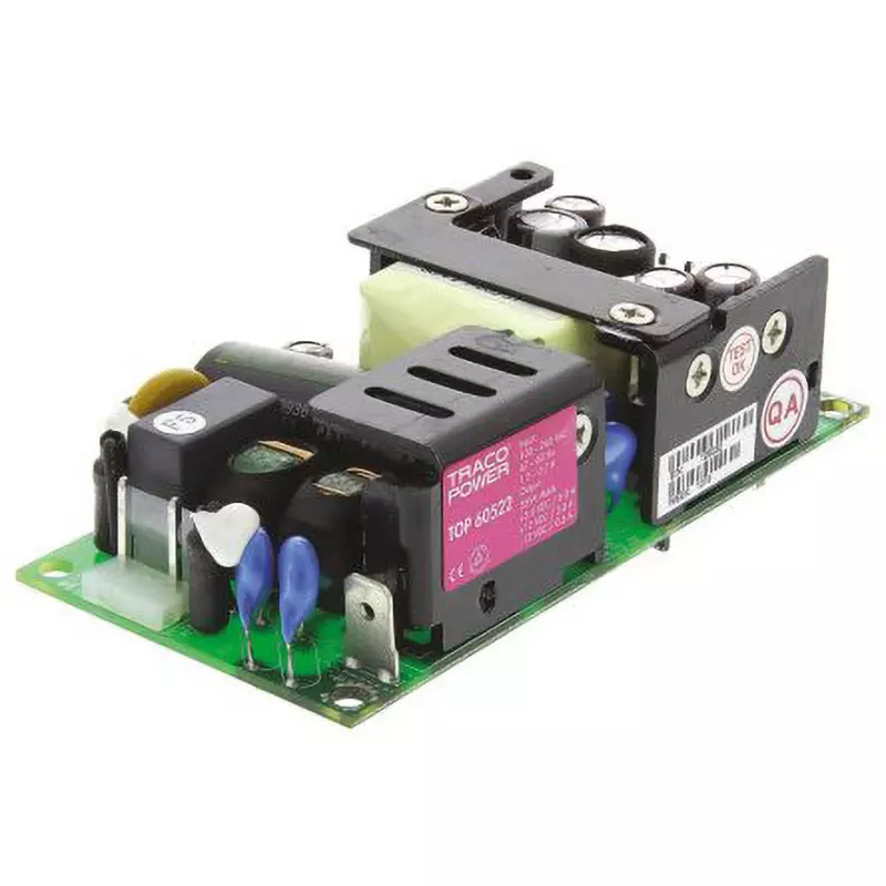 TRACO POWER AC/DC Switching Power Supply 55.0 VA Rated/Max Power Output DC 5/±12 Rated Output Voltage, TOP 60522