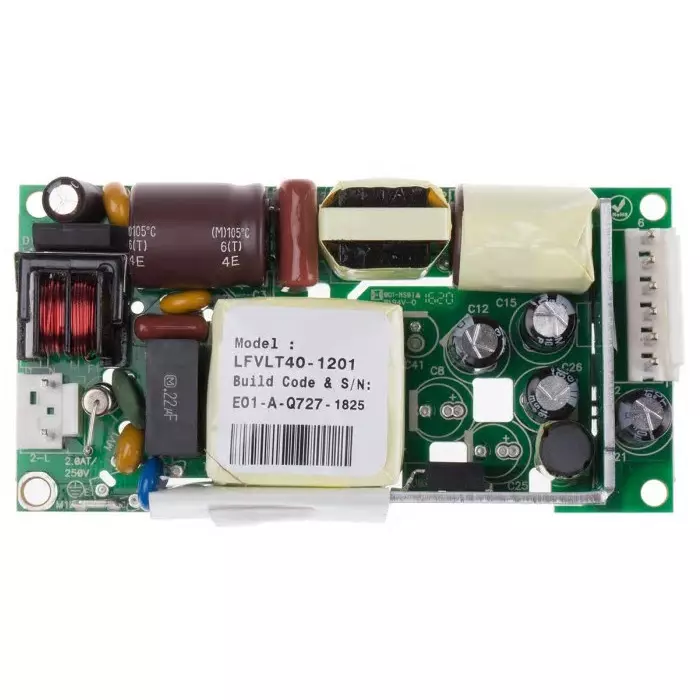 EOS Switching Power Supply 12 V DC 3.5A 40W 1 Output 180-264 V AC 90-132 V AC, LFVLT40-1201
