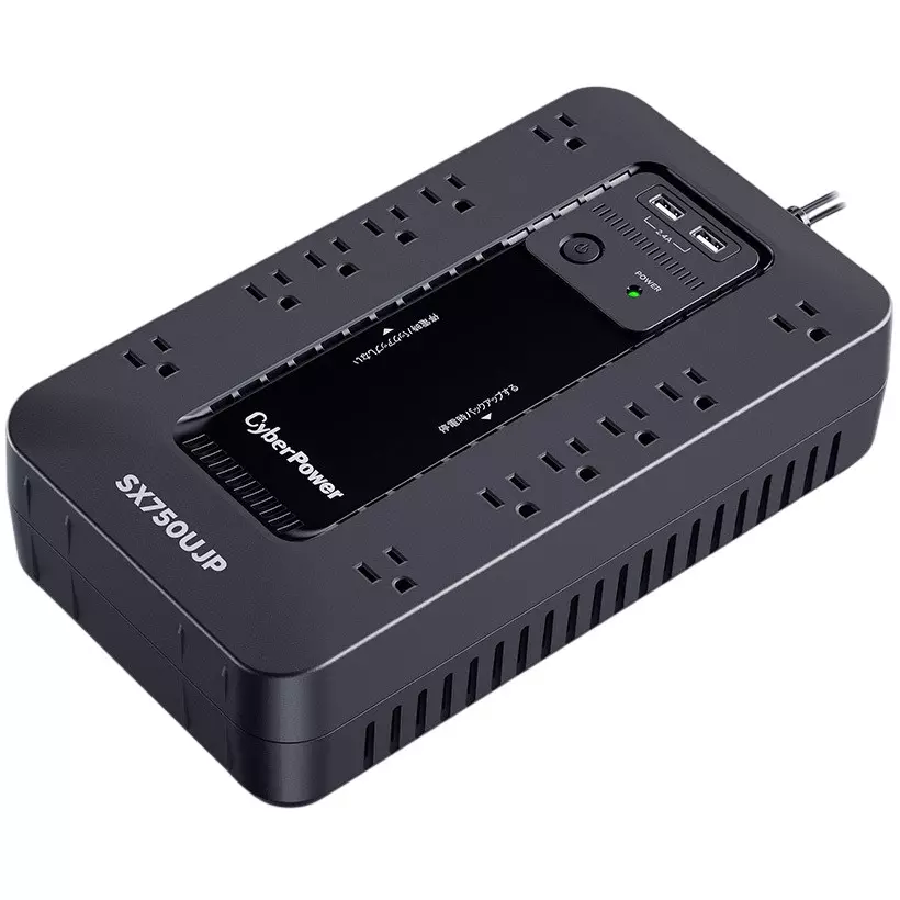 CyberPower Uninterruptible Power Supply 450.0 kW Rated Output Capacity 750.0 VA Rated Output Capacity, SX750UJP