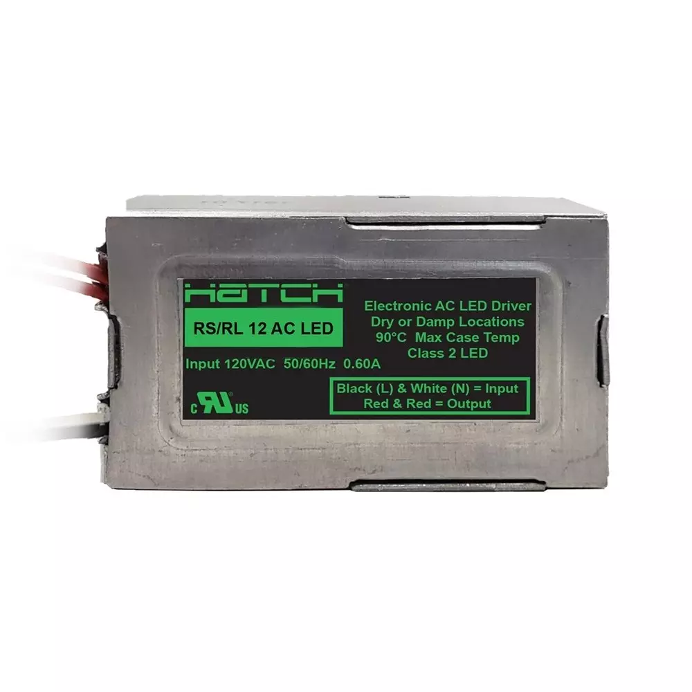 HATCH LED Drivers Power Supply Chassis Mount 1 Output 60 W, RL12-60M-LED-277