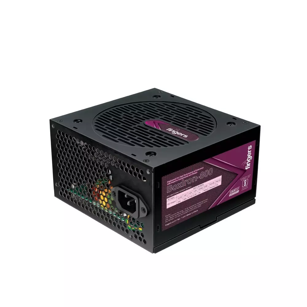 fingers-pc-smps-12-cm-fan-size-8-a-input-current-800-w-peak-dc-output-power-18-awg-cable-guage-black-color-boxiron-800