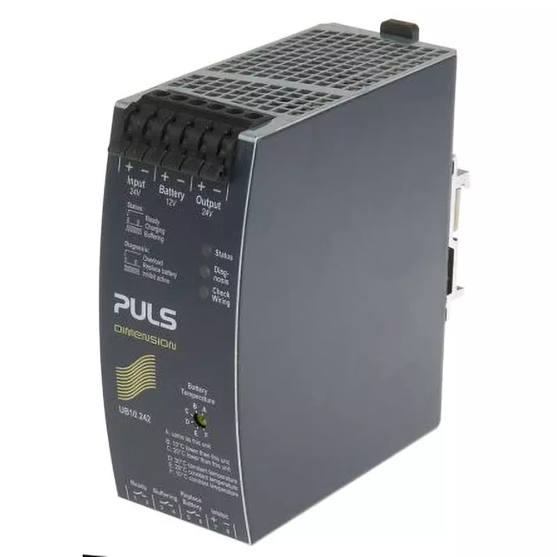 PULS Uninterruptible Power Supply 15 to 10 Amp Output Current Range DC 24 Input Voltage 15 to 10 Output Current, UB10.242
