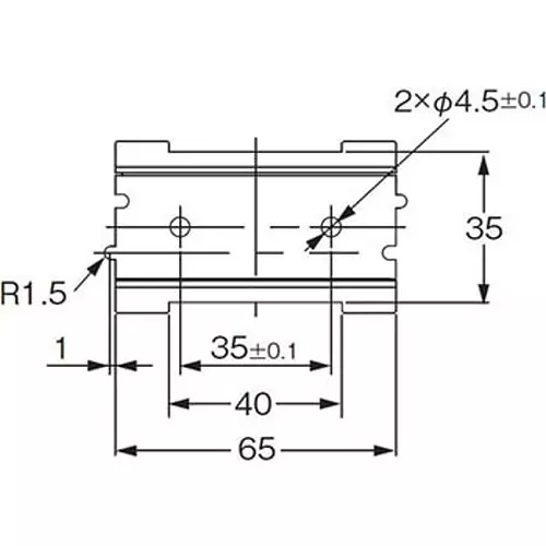 Omron Switching Power Supply Front Mounting Bracket, S82Y-VKW40F