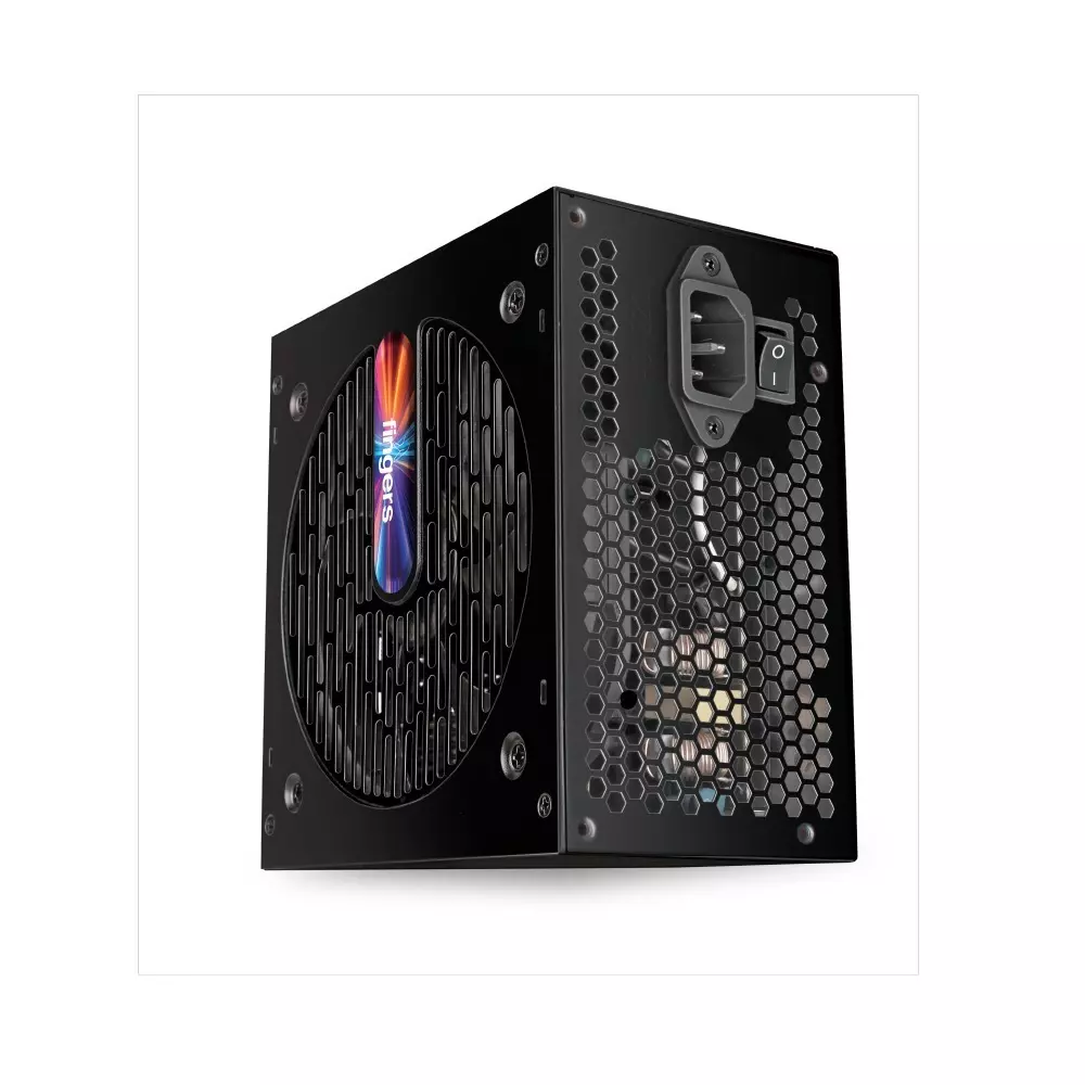 fingers-pc-smps-12-cm-fan-size-8-a-input-current-650-w-peak-dc-output-power-18-awg-cable-guage-black-color-technetium-651-modular