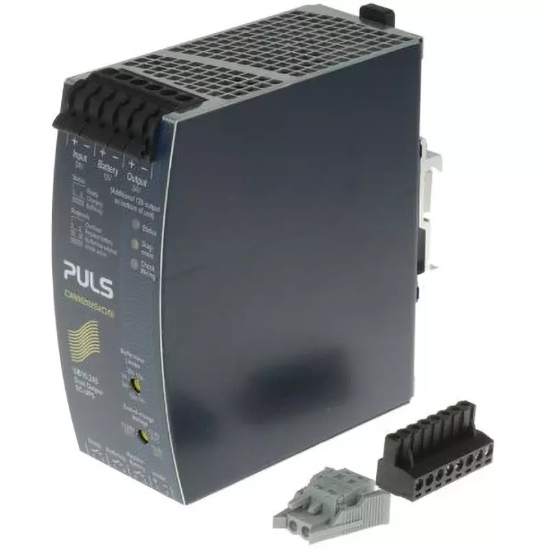 PULS Uninterruptible Power Supply 15 to 10 Amp Output Current Range DC 24 Input Voltage 360.0 VA Rated/Max Power, UB10.245