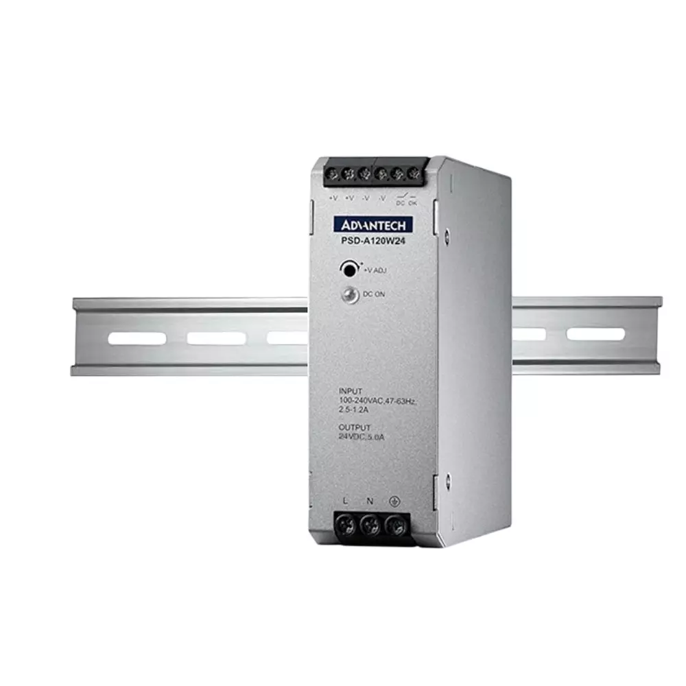 Advantech Power Supply 5 A Rated Current DC/24 Output 120.0 W Power, PSD-A120W24