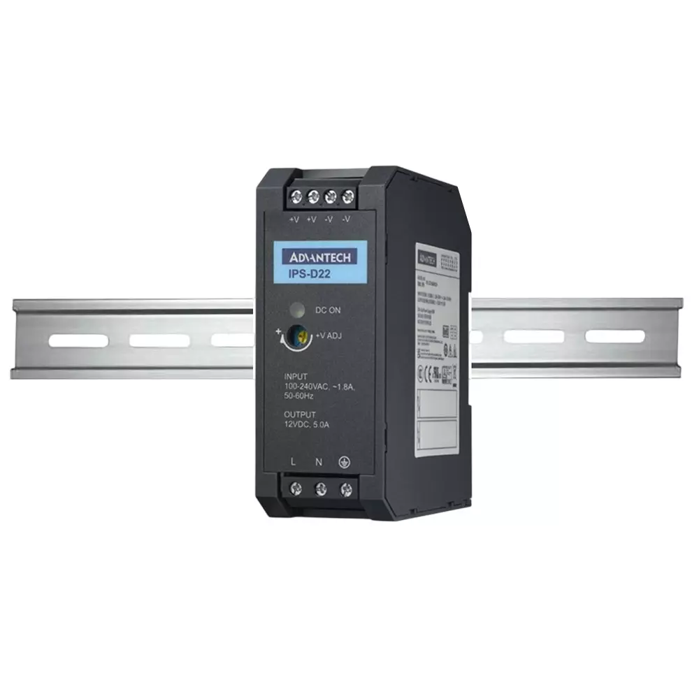 Advantech Power Supply 1 A Rated Current DC/48 Output 60.0 W Power, IPS-D22A60W48V-A