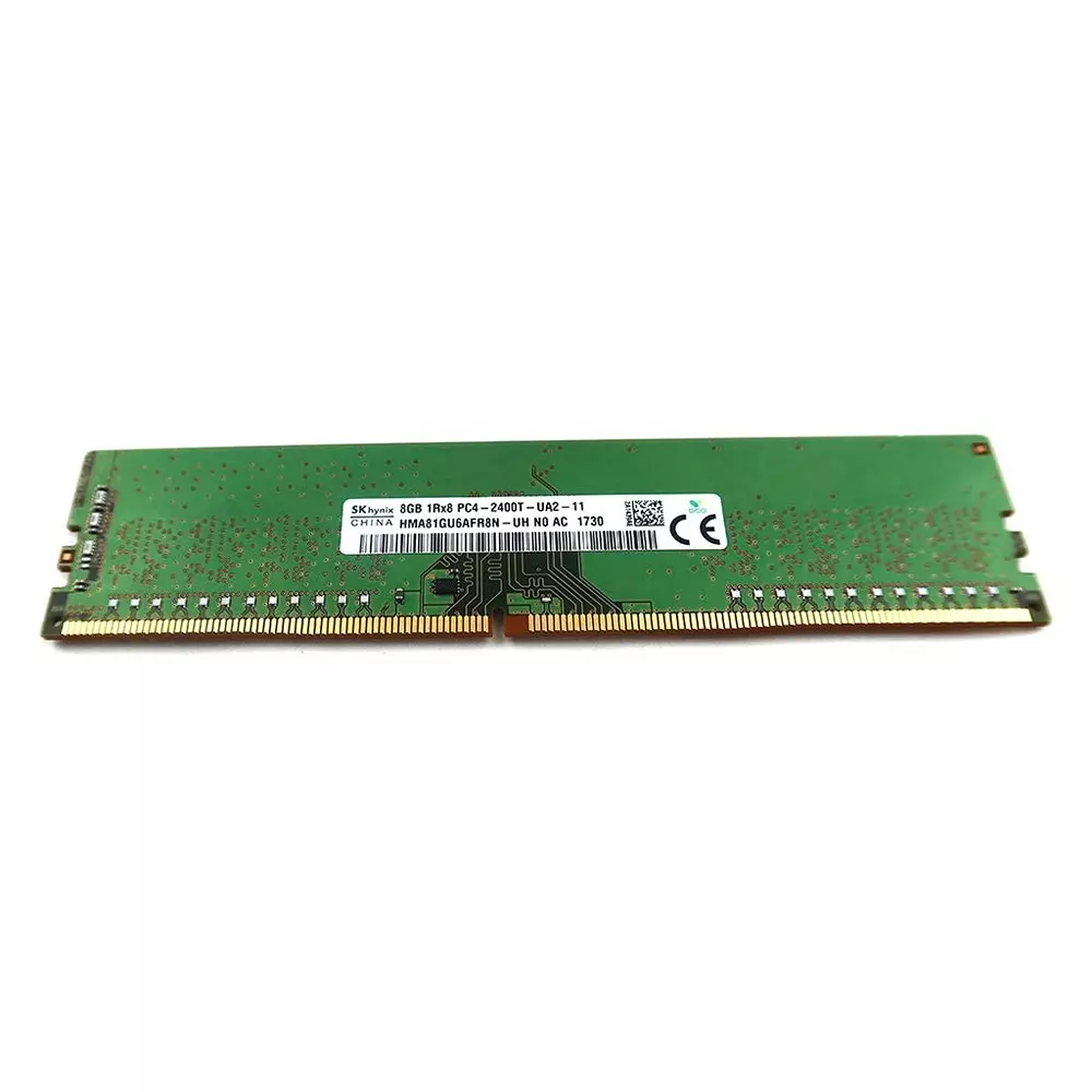 Hynix Desktop RAM Green 8 GB DDR4 2400 MHz Speed, HMA81GU6AFR8N-UH