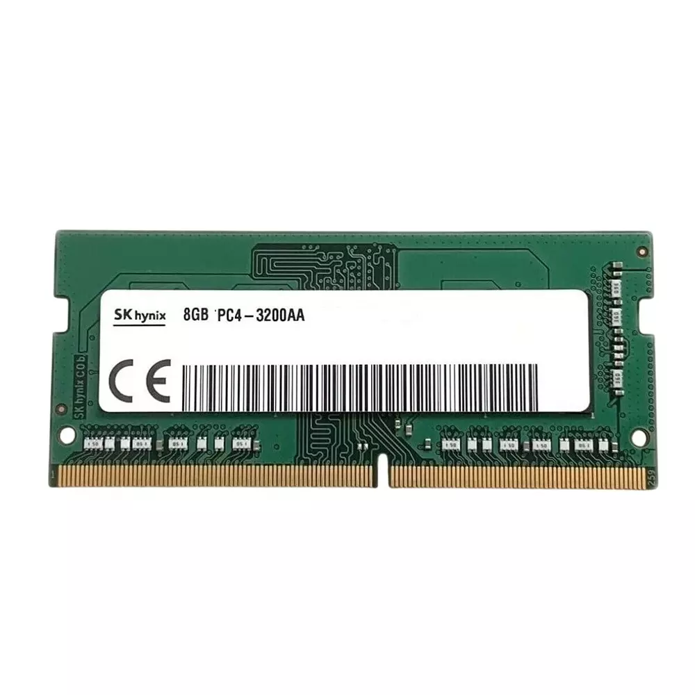 Hynix Desktop RAM Green 8 GB DDR4 3200 MHz Speed, ‎HMA81GS6DJR8N-XN