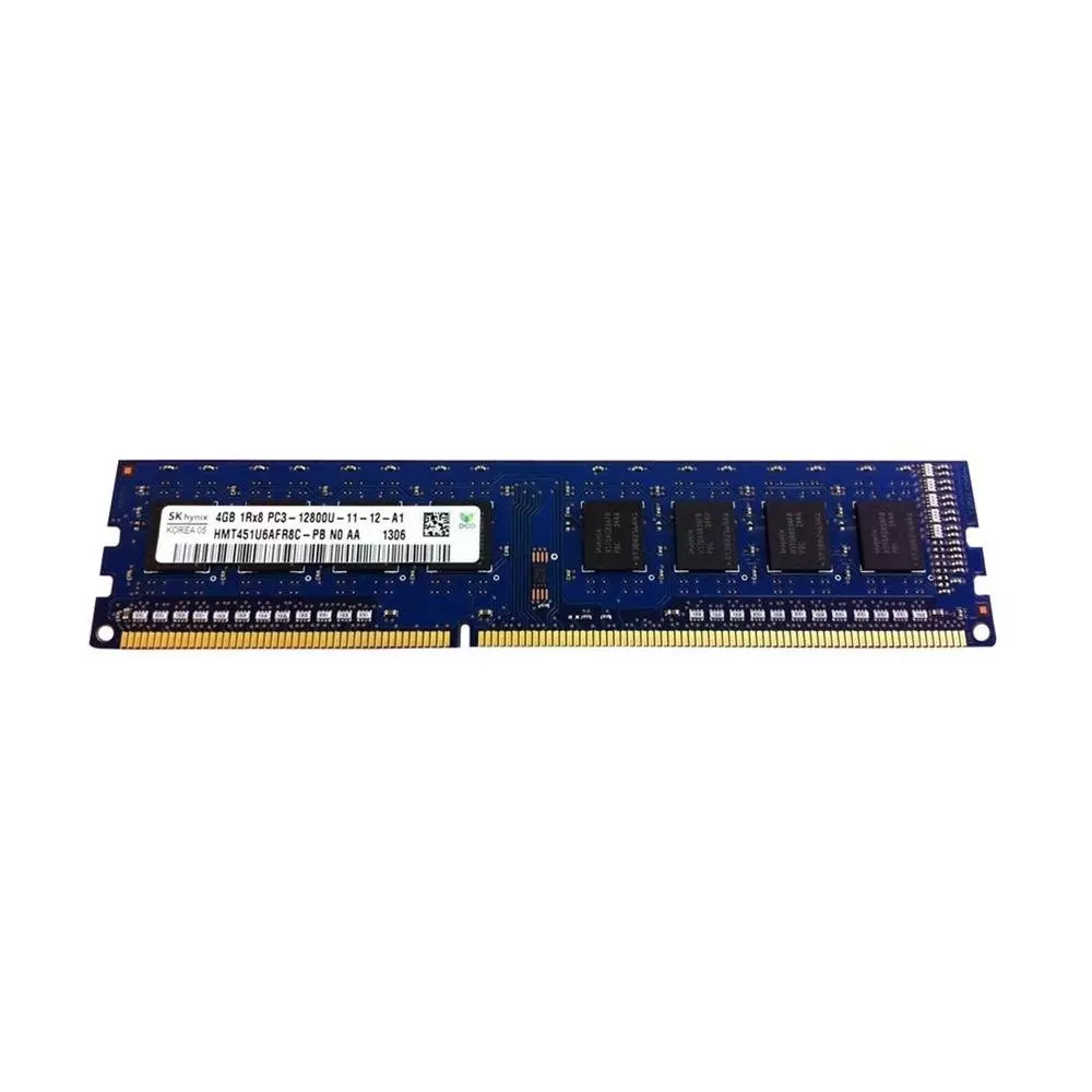 Hynix Desktop RAM Blue 4 GB DDR3 ‎1600 MHz Speed, HMT451U6AFR8C-PB