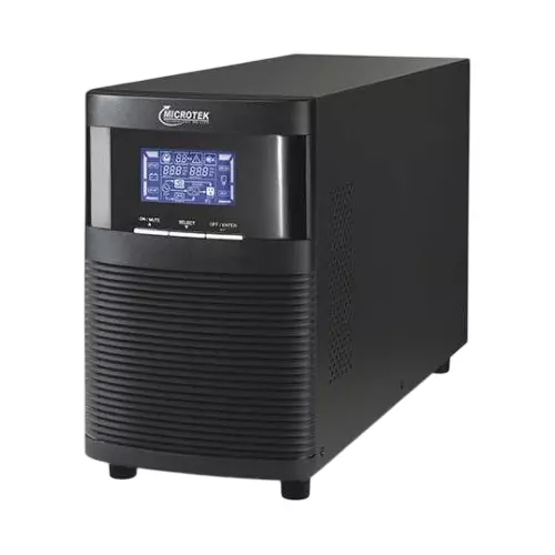 Microtek MAX+ On Line UPS with Isolation Transformer 3 KVA 72 V Single Phase Surface Mounted Pure Sine Wave for Home, Office, 899-621-3001