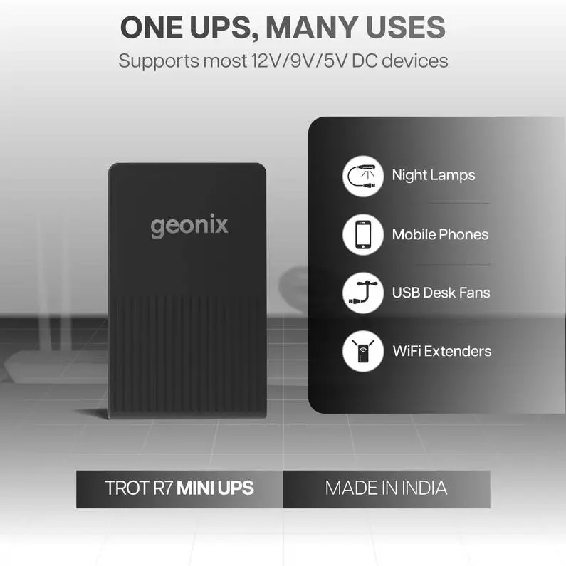 GEONIX Power Backup 25 W Blue for Router, GXRUPS48B