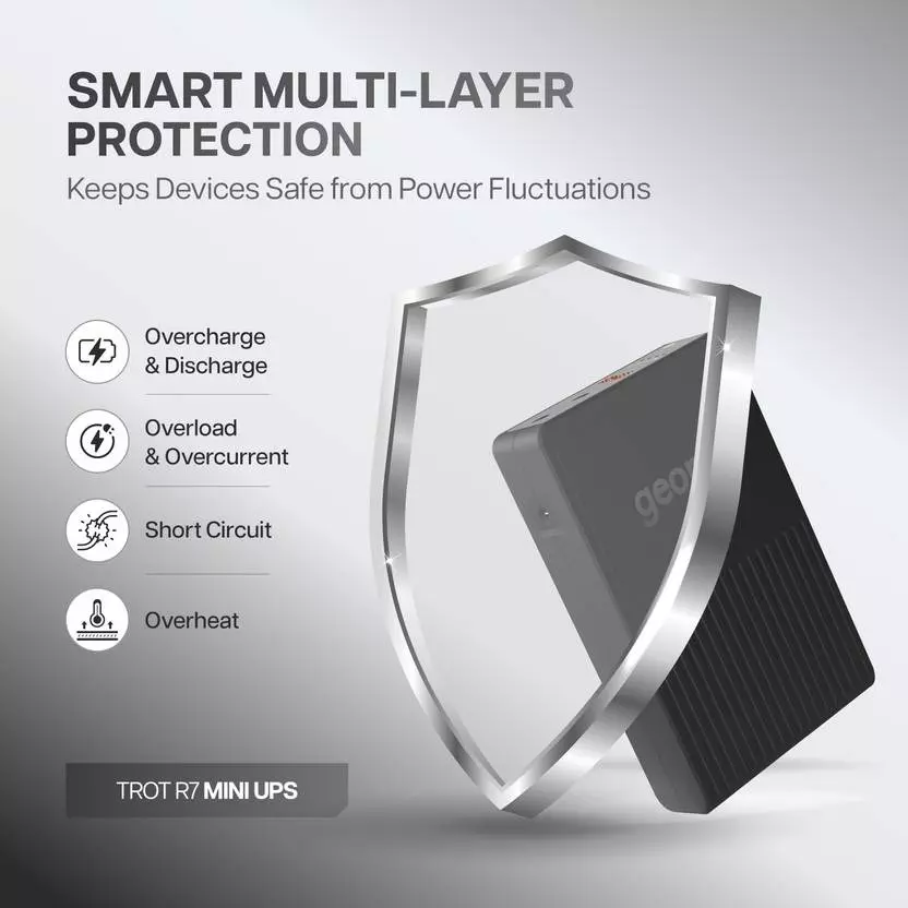 GEONIX Power Backup 25 W Blue for Router, GXRUPS48B