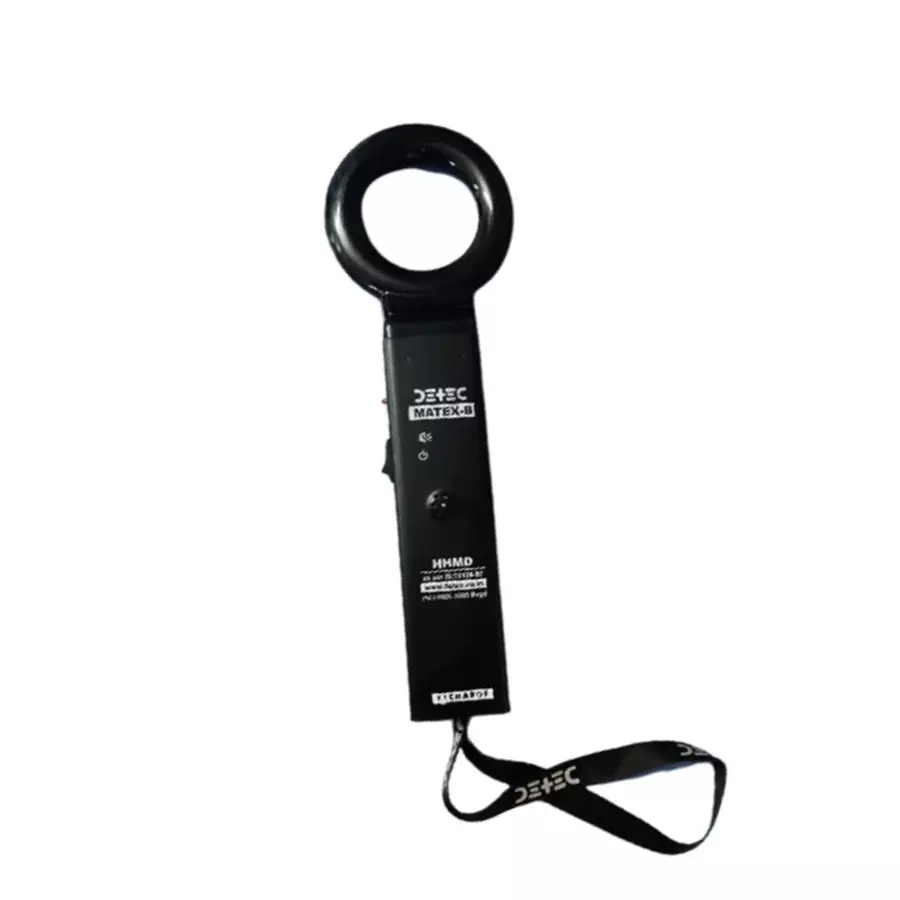 Detec Hand Held Metal Detector 100 mm Search Head 15-20 cm Detection Capability, Matex-B&nbsp;