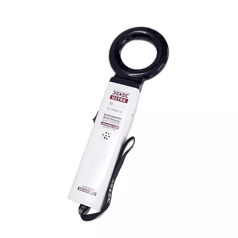 Detec Hand Held Metal Detector For High Sensitivity 100 mm Search Head 3-4 cm Detection Capability, Matex-U Ultra