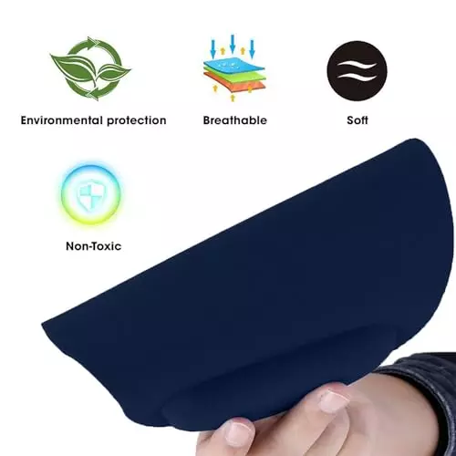 PremiumAV Mouse Pad Smooth Surface for PC, Laptop & Notebook Blue (Pack of 4)