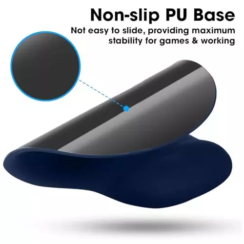 PremiumAV Mouse Pad Smooth Surface for PC, Laptop & Notebook Blue (Pack of 4)