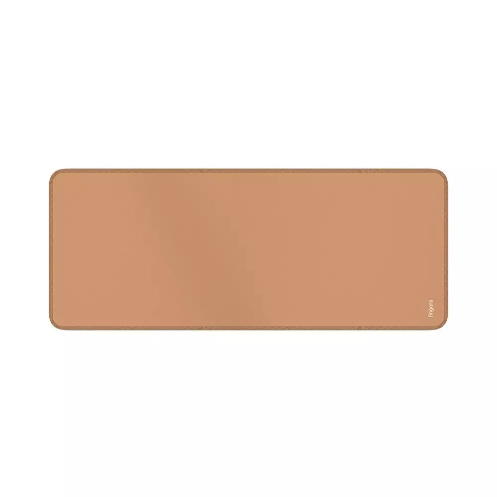 FINGERS Mouse Pad High-Density Micro-Woven Cloth Material 798 x 300 mm Dimension 2.5 mm Thickness Satin Gold Color, Smoothy-P6 Desk Mat