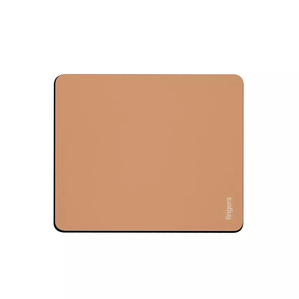 FINGERS Mouse Pad High-Density Micro-Woven Cloth Material 240 x 200 mm Dimension 3 mm Thickness Satin Gold Color, Smoothy-P6 (Standard Size)