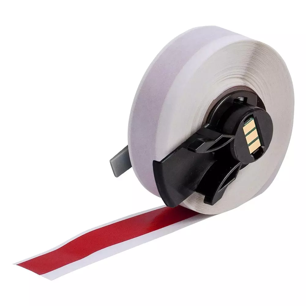 BRADY Label Printer Tape, 0.5"X50 Red, M6C-500-595-Rd