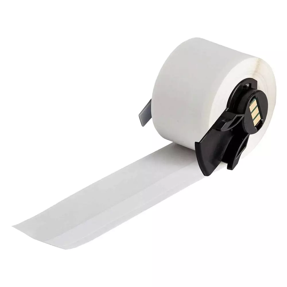 BRADY Label Printer Tape, 1.5"X50 Wht/Clr, M6C-106-427