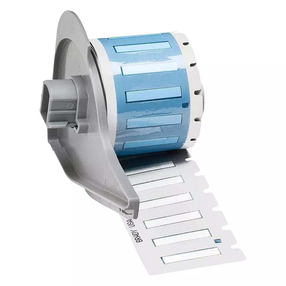 BRADY HEAT SHRINK LABEL, 2.4MMX25.4MM, WHT, M7-094-1-342