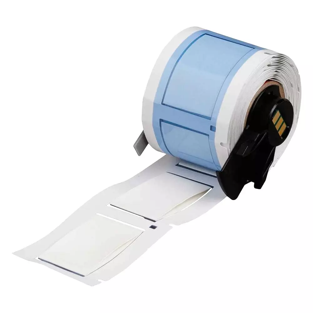 BRADY HEAT SHRINK LABEL, 25.4MMX25.4MM, WHT, M6-1000-1-342-WT