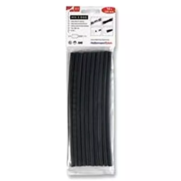 HELLERMANNTYTON HEATSHRINK, 3:1, 6MM, BLK, PK10, 308-30610 (Pack of 10)