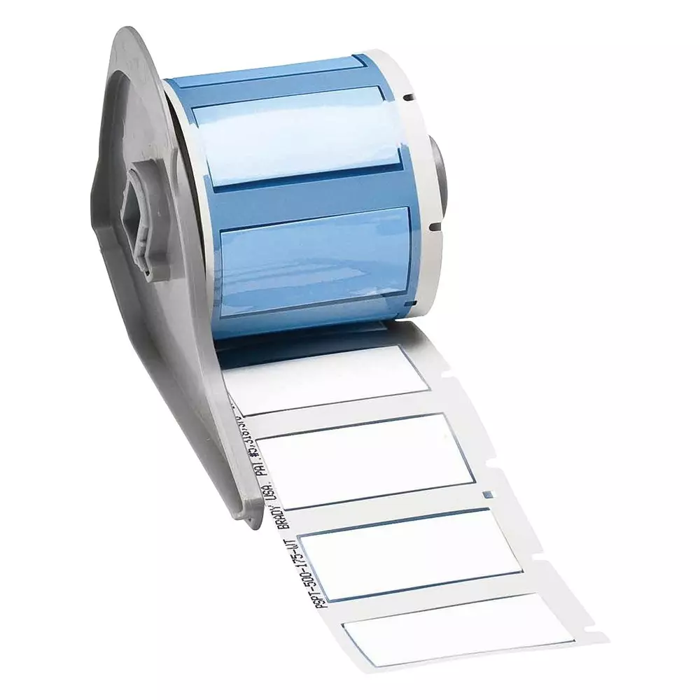 BRADY HEAT SHRINK LABEL, 12.7MMX44.45MM, WHT, M7-500-175-342