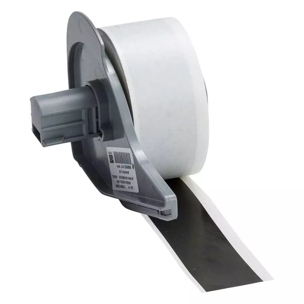 BRADY Label Printer Tape, 1"X50 Black, M7C-1000-595-Bk