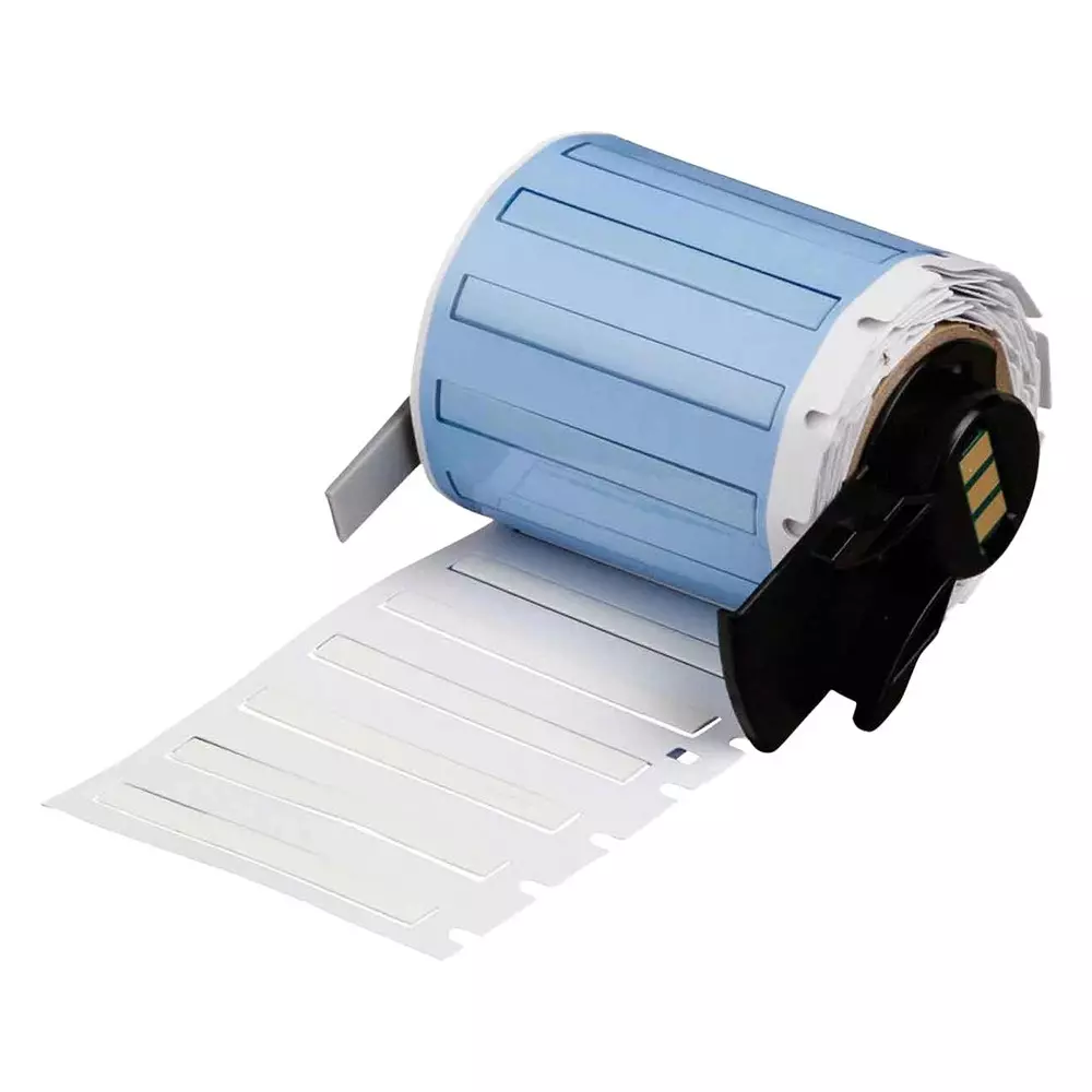 BRADY HEAT SHRINK LABEL, 2.4MMX44.45MM, WHT, M6-094-175-342-WT