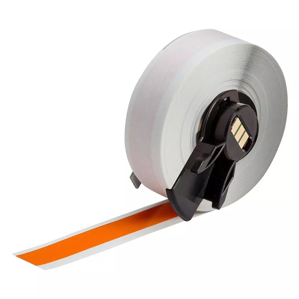 BRADY Label Printer Tape, 0.5"X50 Orange, M6C-500-595-Or
