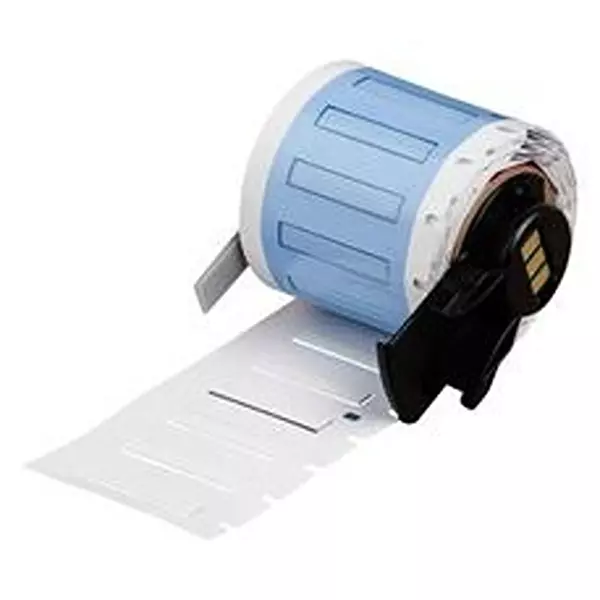 BRADY HEAT SHRINK LABEL, 2.4MMX25.4MM, WHT, M6-094-1-342-WT