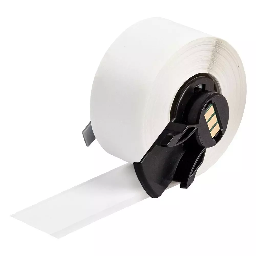 BRADY Label Printer Tape, 0.5"X50 White, M6C-500-595-Wt