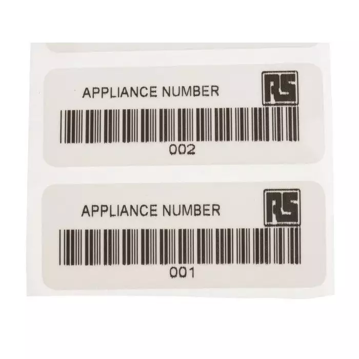RS Pro PAT Testing Label For Use With Portable Appliance Testers