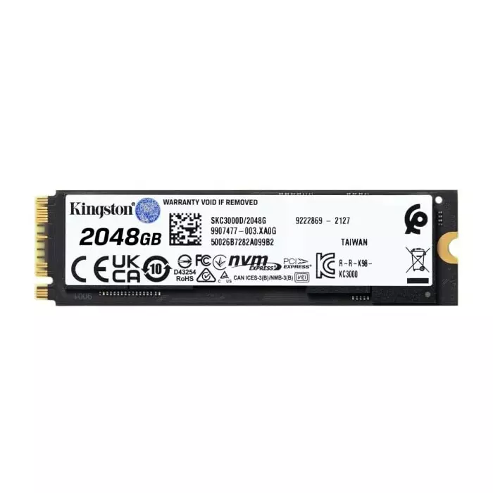 Kingston KC3000 M.2 (2280) 2 TB Internal SSD, SKC3000D/2048G