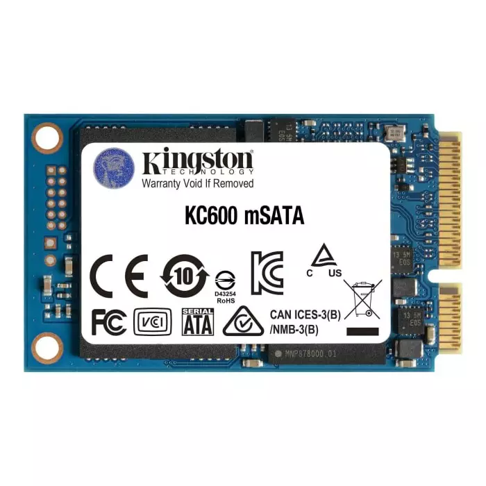 Kingston KC600 mSATA 1 TB Internal SSD, SKC600MS/1024G