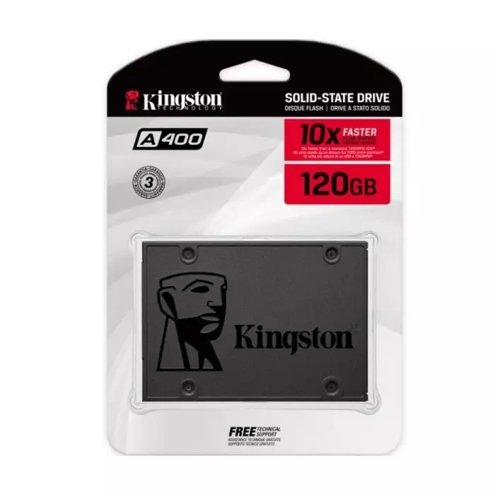 Kingston SSDNow A400 2.5 in 120 GB Internal SSD Hard Drive, SA400S37/120G