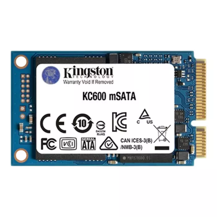Kingston KC600 mSATA 512 GB Internal SSD, SKC600MS/512G
