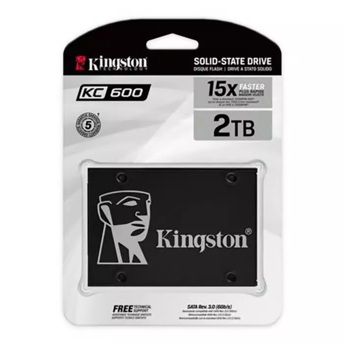 Kingston KC600 2.5 inch 2 TB Internal SSD, SKC600/2048G
