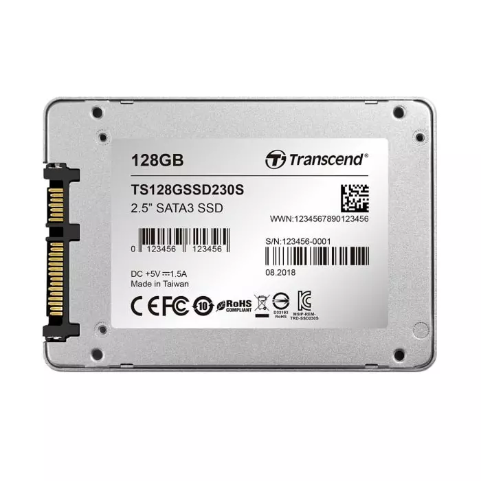 Transcend SSD230S 63.5 mm (2.5 inch) 128 GB Internal SSD, TS128GSSD230S