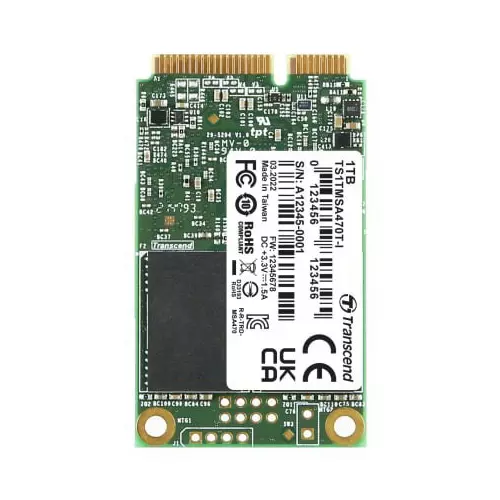 Transcend MSA470T-I mSATA 1 TB Internal SSD, TS1TMSA470T-I