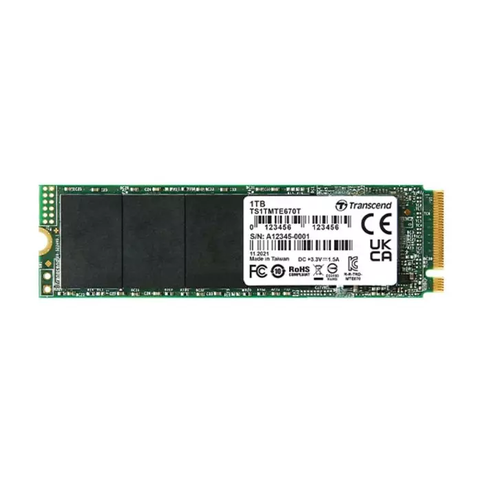Transcend MTE670T M.2 512 GB Internal SSD Drive, TS512GMTE670T