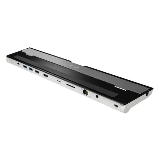 J5Create Premium USB-C 4K HDMI Docking Station with Power Delivery 9-Port Desktop Upgrade Hub, JCD533