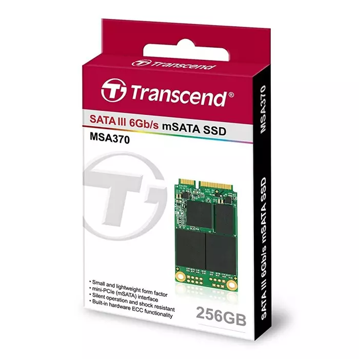 Transcend MSA370 mSATA 256 GB Internal SSD, TS256GMSA370