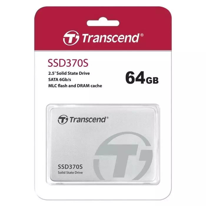 Transcend SSD370 63.5 mm (2.5 inch) 64 GB Internal SSD, TS64GSSD370S