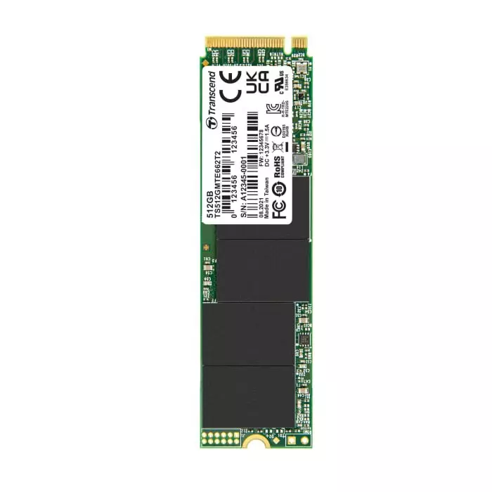 Transcend MTE662T2 M.2 512 GB Internal SSD, TS512GMTE662T2