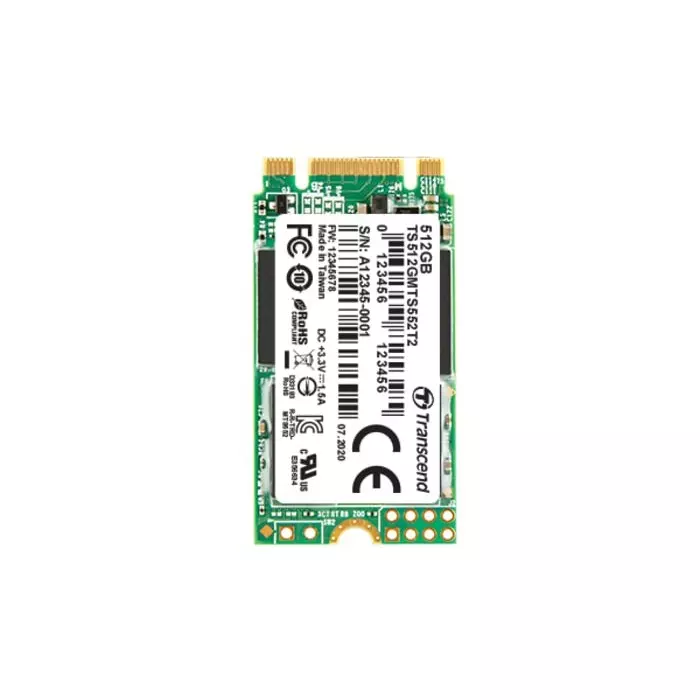 Transcend MTS552T2 M.2 512 GB Internal SSD, TS512GMTS552T2
